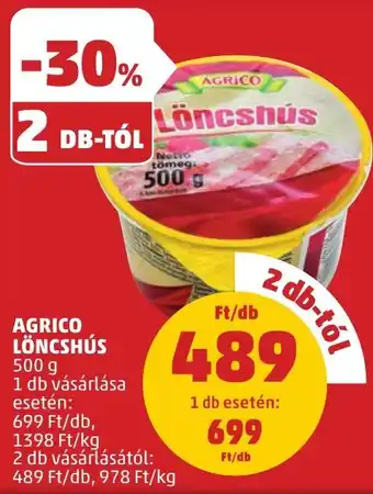 AGRICO LÖNCSHÚS 500g