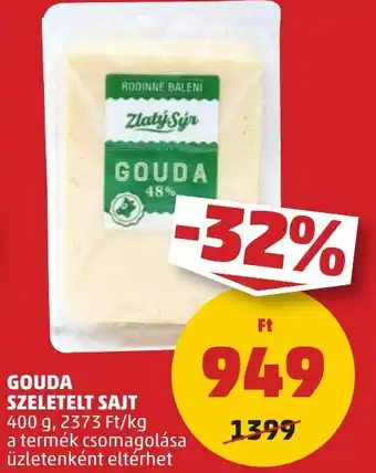 PENNY GOUDA SZELETELT SAJT 400g ajánlat