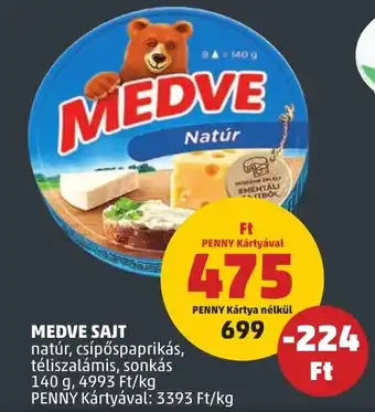 PENNY MEDVE SAJT 140g ajánlat