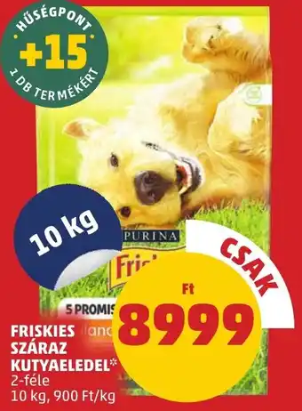 PENNY FRISKIES SZÁRAZ KUTYAELEDEL 10kg ajánlat