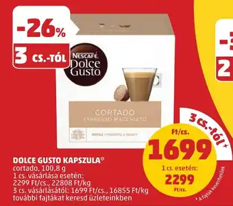 PENNY DOLCE GUSTO KAPSZULA 100,8g ajánlat