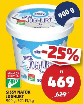PENNY SISSY NATÚR JOGHURT 900g ajánlat