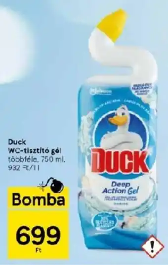 Tesco Duck WC-tisztító gél többféle. 750 ml ajánlat