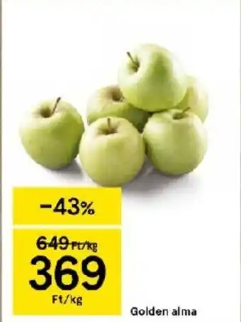 Tesco Golden alma Ft/kg ajánlat