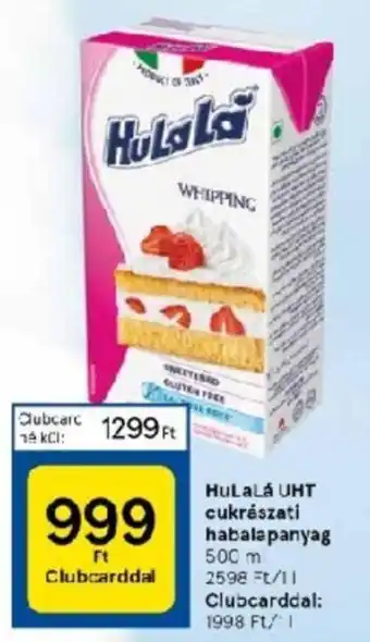 HuLaLa UHT cukrászati habalapanyag 500 ml