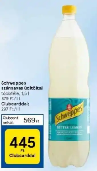 Tesco Schweppes szénsavas üdítőital 1.5l ajánlat