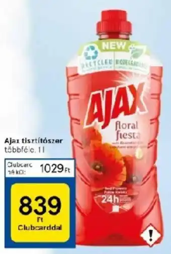 Tesco Ajax tisztítószer 1l ajánlat