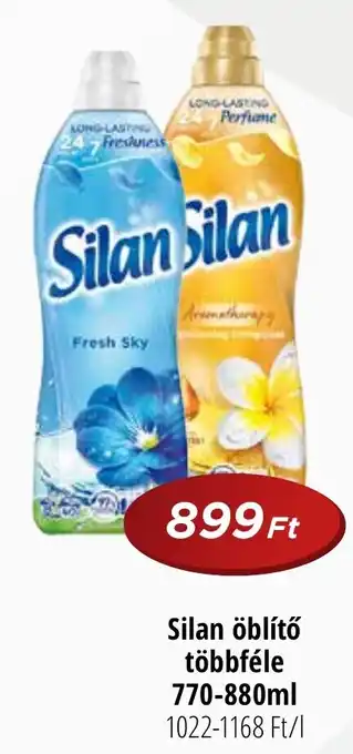 Real Silan öblítő többféle 770-880ml ajánlat