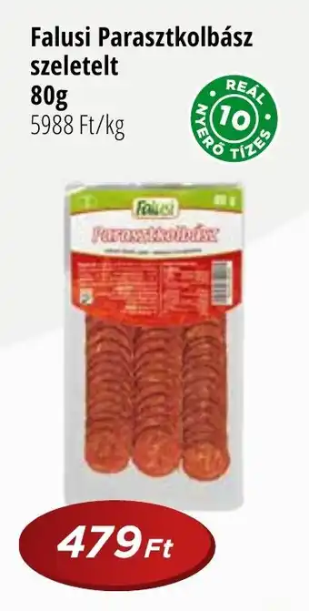 Falusi Parasztkolbász szeletelt 80g