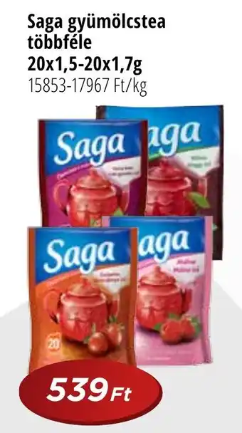 Saga gyümölcstea többféle 20x1,5-20x1.7g