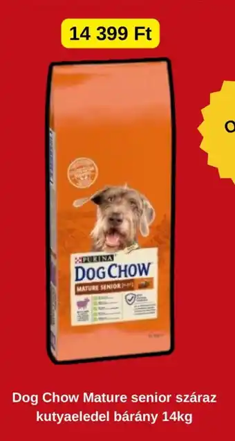 Fressnapf Dog Chow Mature senior száraz kutyaeledel bárány 14kg ajánlat