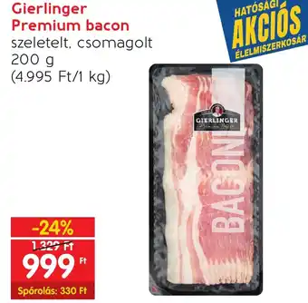 Spar Gierlinger Premium bacon 200g ajánlat