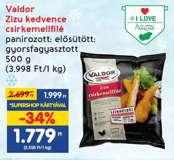 Valdor Zizu kedvence csirkemellfilé 500g