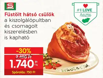 Füstölt hátsó csülök 1kg