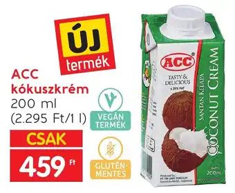 ACC kókuszkrém 200ml