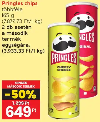Spar Pringles chips 165g ajánlat
