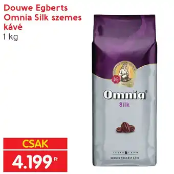 Spar Douwe Egberts Omnia Silk szemes kávé 1kg ajánlat