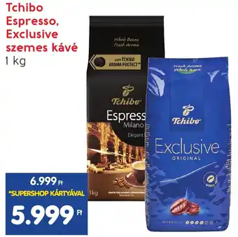 Spar Tchibo Espresso, Exclusive szemes kávé 1kg ajánlat