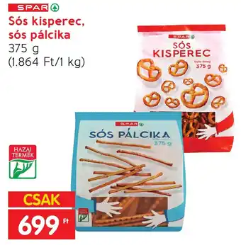 Spar Sós kisperec, sós pálcika 375g ajánlat