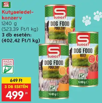 Spar Kutyaeledel konzerv 1240g ajánlat