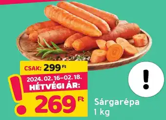 Spar Sárgarépa 1kg ajánlat