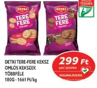 Coop DETKI TERE-FERE KEKSZ OMLÓS KEKSZEK 180g ajánlat