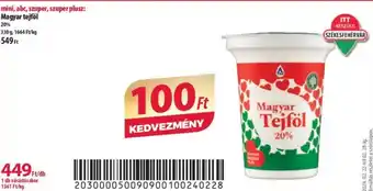 Coop Magyar tejföl 20% 330g ajánlat