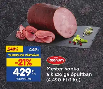 Interspar Mester sonka 10dkg ajánlat