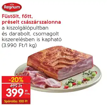 Interspar Füstölt, főtt, préselt császárszalonna 10dkg ajánlat