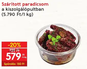 Interspar Szárított paradicsom 10dkg ajánlat