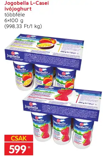 Interspar Jogobella LCasei ivójoghurt 6x100g ajánlat