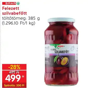 Felezett szilvabefőtt 385g