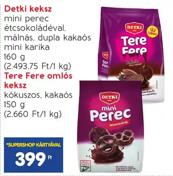 Interspar Detki keksz 160g, Tere Fere omlós keksz 150g ajánlat