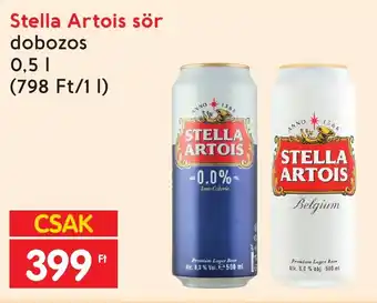 Interspar Stella Artois sör 0.5l ajánlat