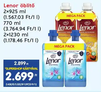 Lenor öblítő 2x925 ml