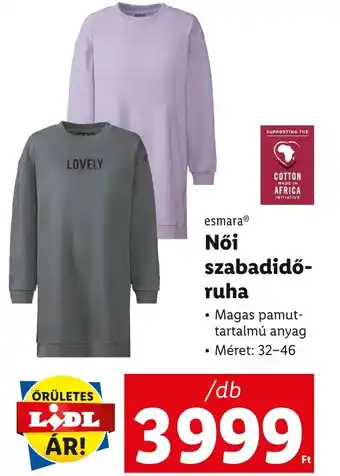 Lidl esmara Női szabadidő-ruha Méret: 32-46 ajánlat