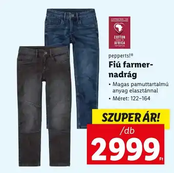 Lidl pepperts! Fiú farmer- nadrág Méret: 122-164 ajánlat