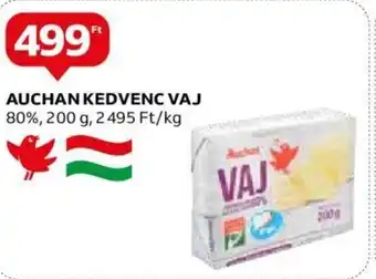 Auchan AUCHAN KEDVENC VAJ 80%, 200 g ajánlat