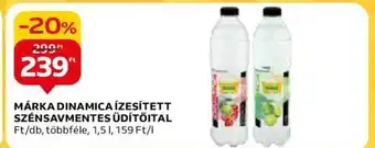 Auchan maMÁRKA DINAMICA ÍZESÍTETT SZÉNSAVMENTES ÜDÍTŐITAL 1,5l ajánlat