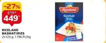 Auchan RICELAND BASMATI RIZS 2x125 g ajánlat