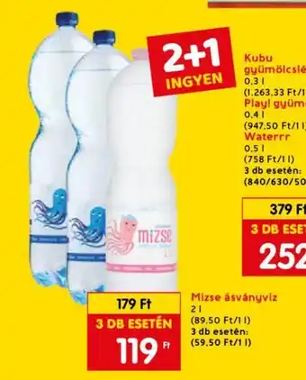 Mizse ásványvíz 2l