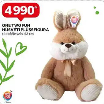 Auchan ONE TWO FUN HÚSVÉTI PLÜSSFIGURA többféle szín, 52 cm ajánlat