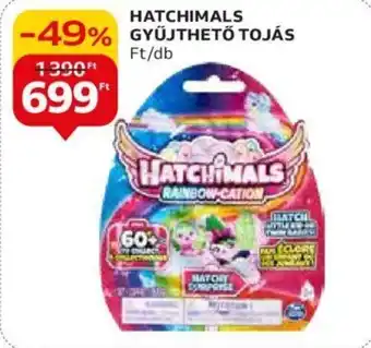 Auchan HATCHIMALS GYŰJTHETŐ TOJÁS ajánlat