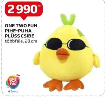 Auchan ONE TWO FUN PIHE-PUHA PLÜSS CSIBE 28cm ajánlat