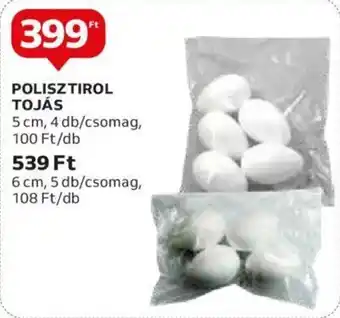 Auchan POLISZTIROL TOJÁS 5 cm, 4 db/csomag, ajánlat