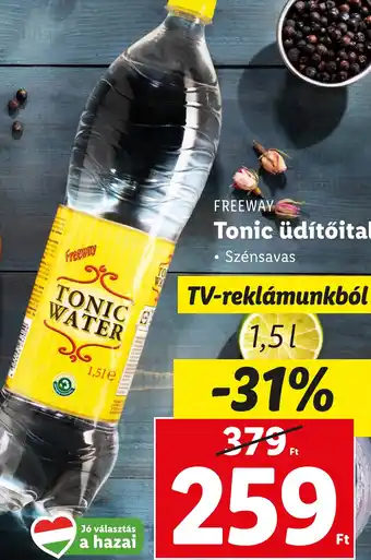 Lidl Freeway Tonic üdítőital 1,5l ajánlat