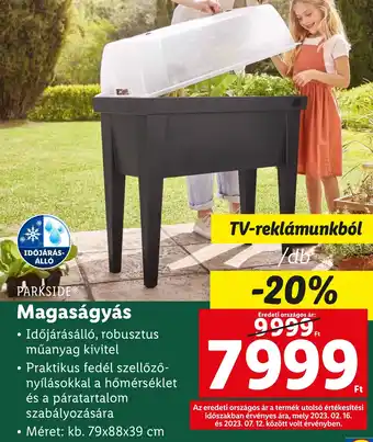 PARKSIDE Magaságyás 79x88x39cm