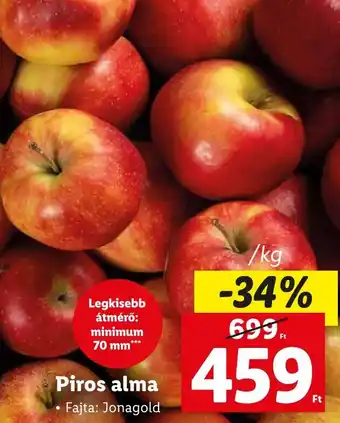 Lidl Piros alma Jonagold 1kg ajánlat
