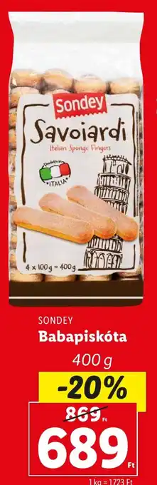 Lidl SONDEY Babapiskóta 400g ajánlat
