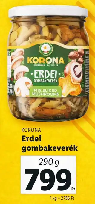 KORONA Erdei gombakeverék 290g